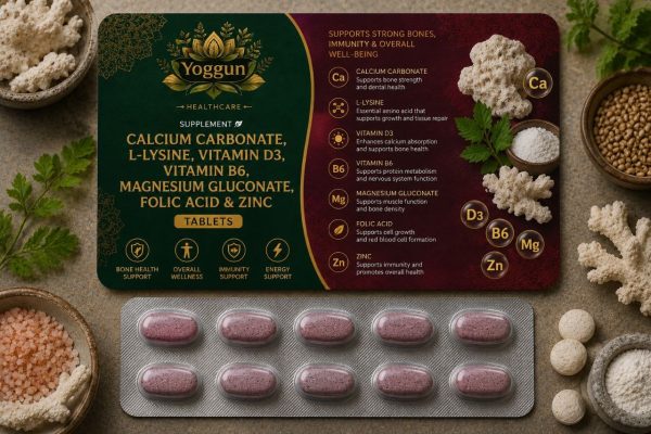 Yoggun Calcium Vitamin Tablets